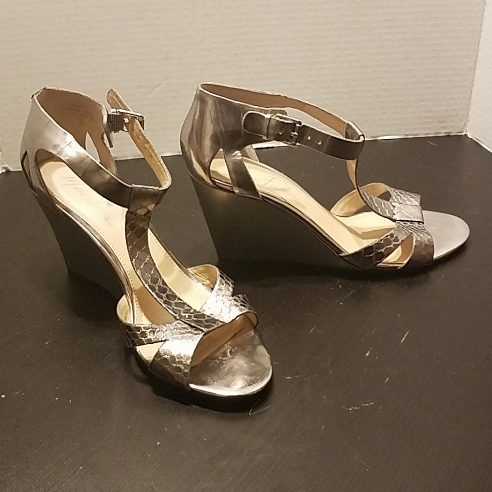 Marc Fisher wedge sandals